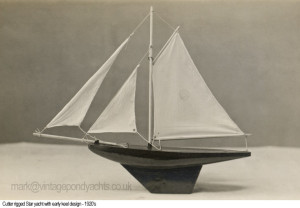 An early cutter rigged Star yacht dating to the 1920's