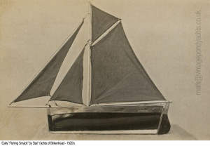 A vintage Star "Fishing Smack" dating to the 1920's
